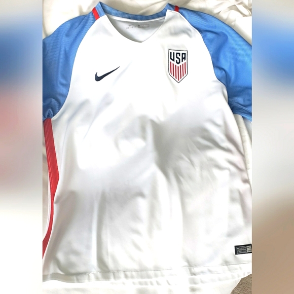 Nike Men's Authentic Dri-Fit USA Home Official Match Jersey‎ - Picture 1 of 8